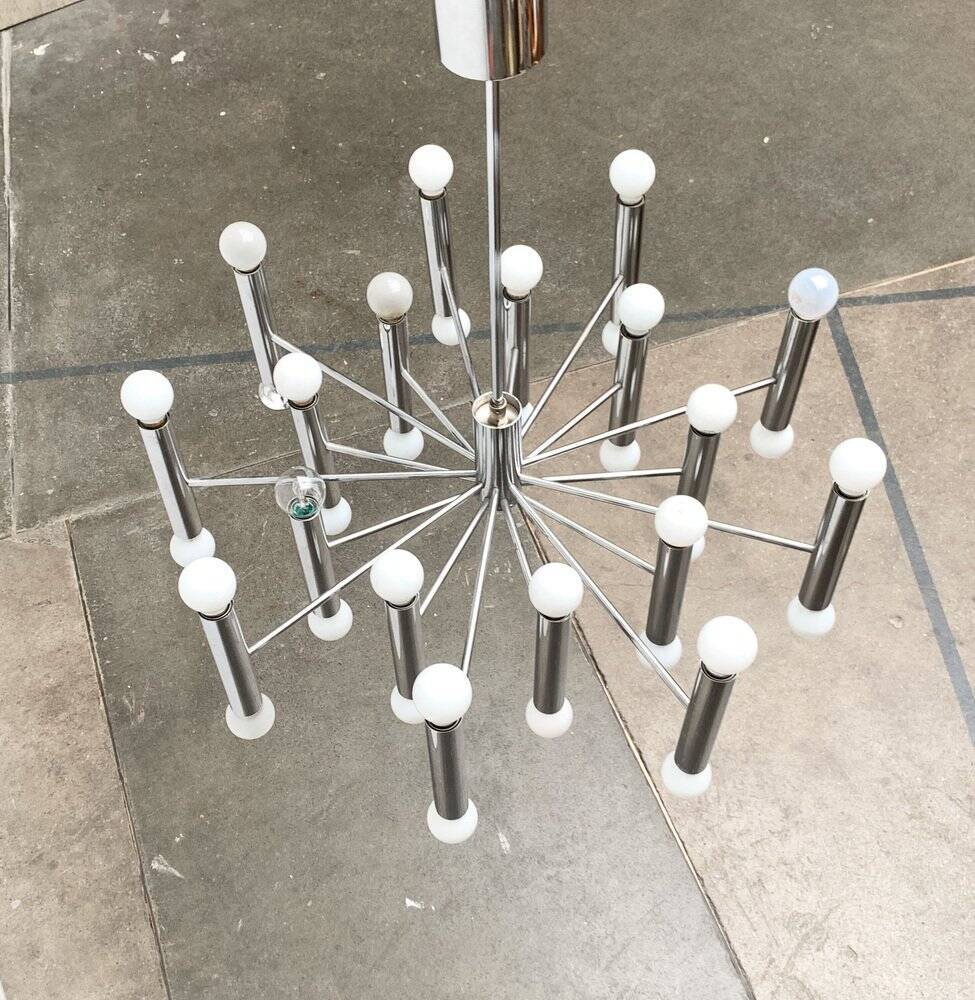 German lustre from the mid-century space age by Doria Leuchten, 1960s.