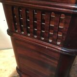 English-style mahogany desktop recycle bin