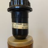 Old wooden Art Deco lamp stand