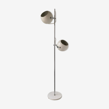 Lampadaire eyeball 2 feux orientables  1960