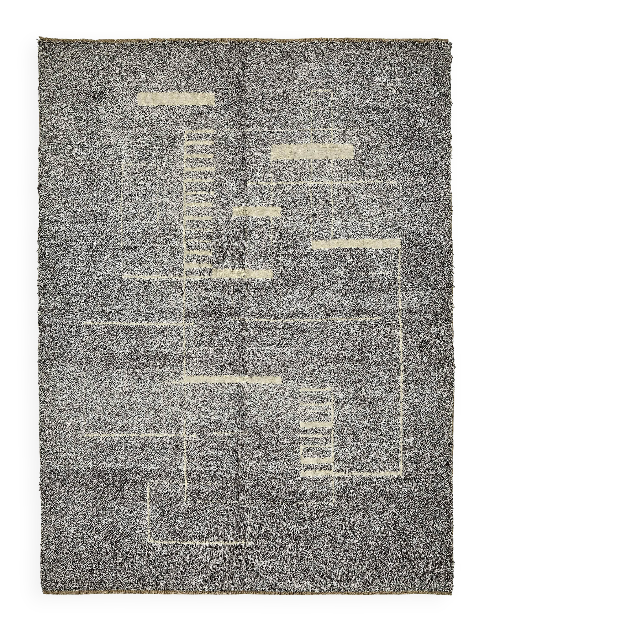 Handwoven Turkish Recycled Boho Rug 235 cm x 312 cm