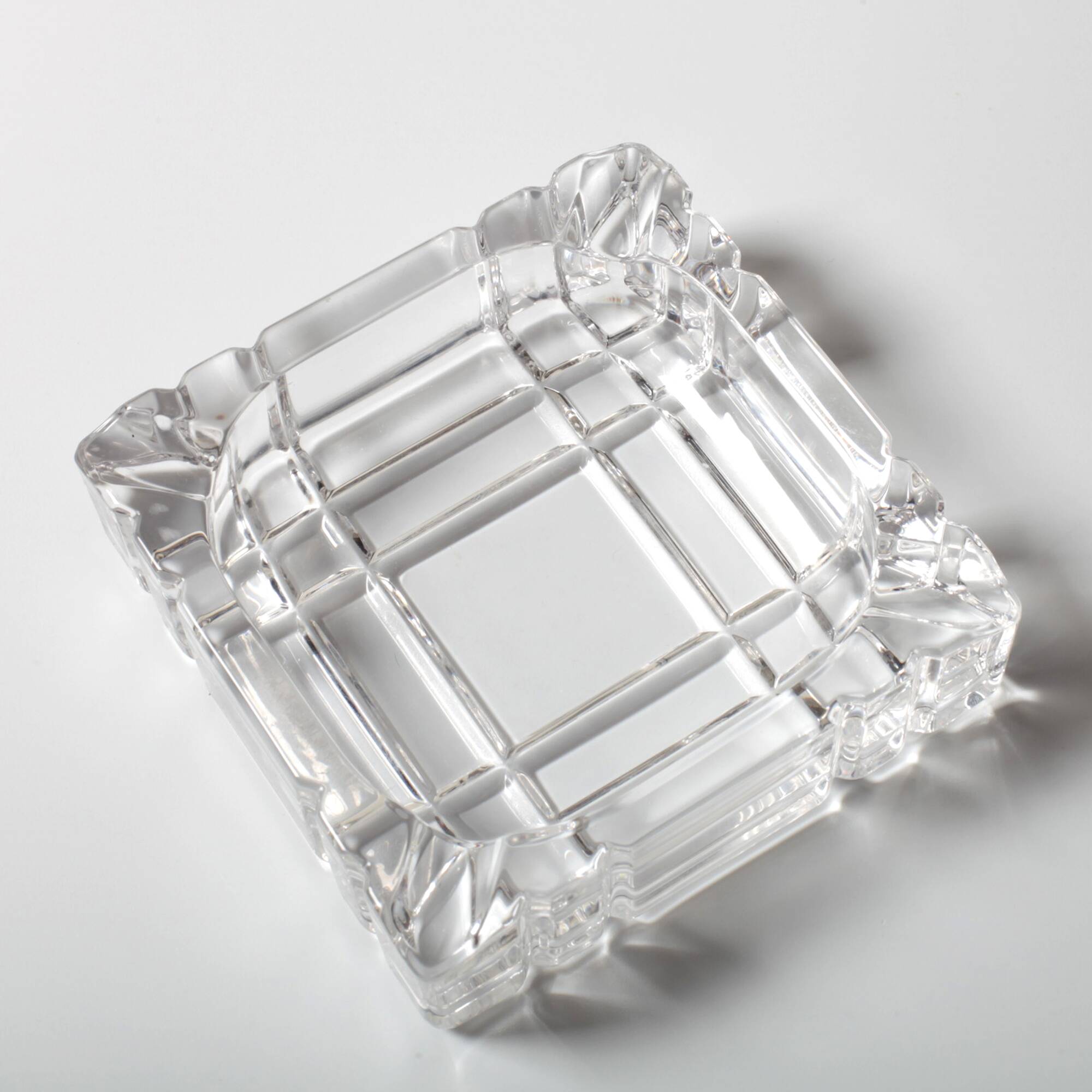 Vintage RCR Crystal Ashtray / Mid-Century Italian Glass Smokig Accesory