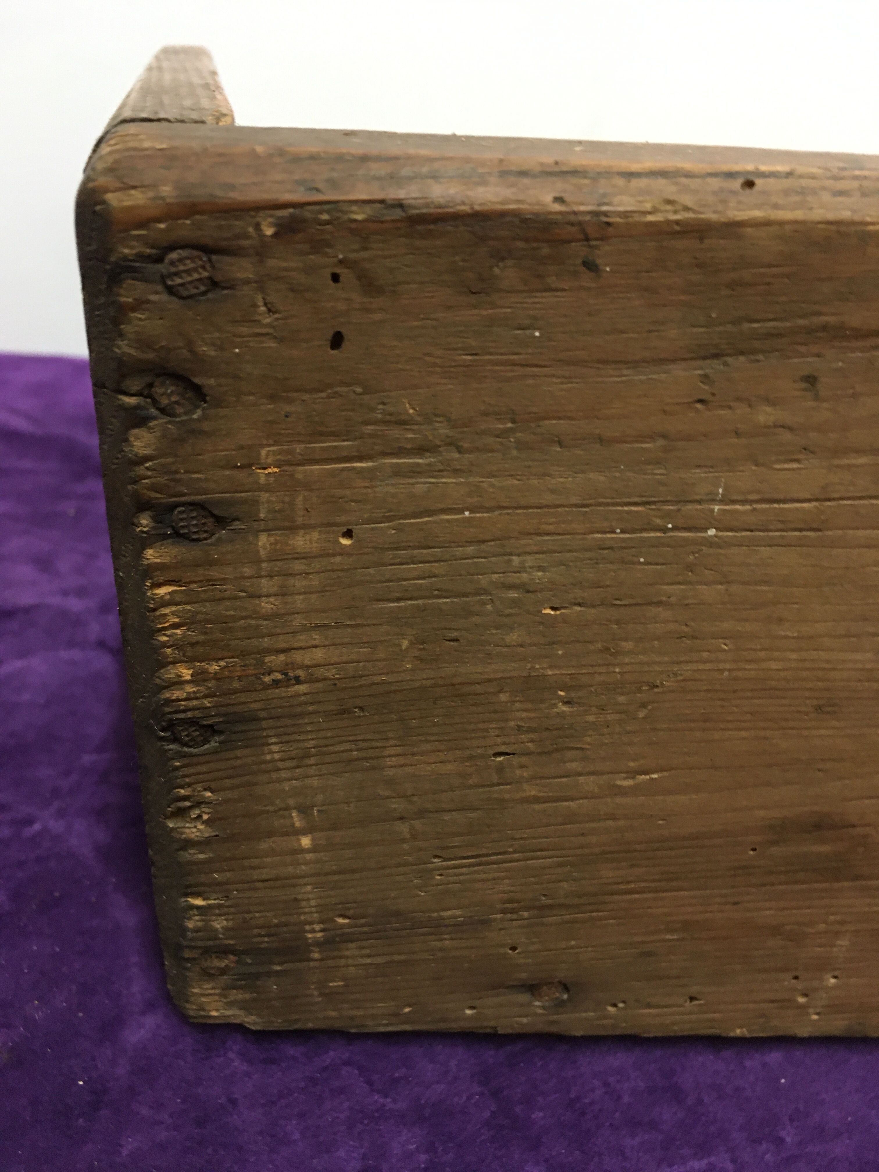 Butcher's log tray old grocery store