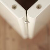 Wood and glass coffee table , France, circa 1980