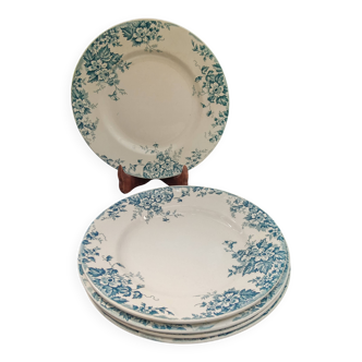 6 assiettes plates Marie Louise St Amand Hamage