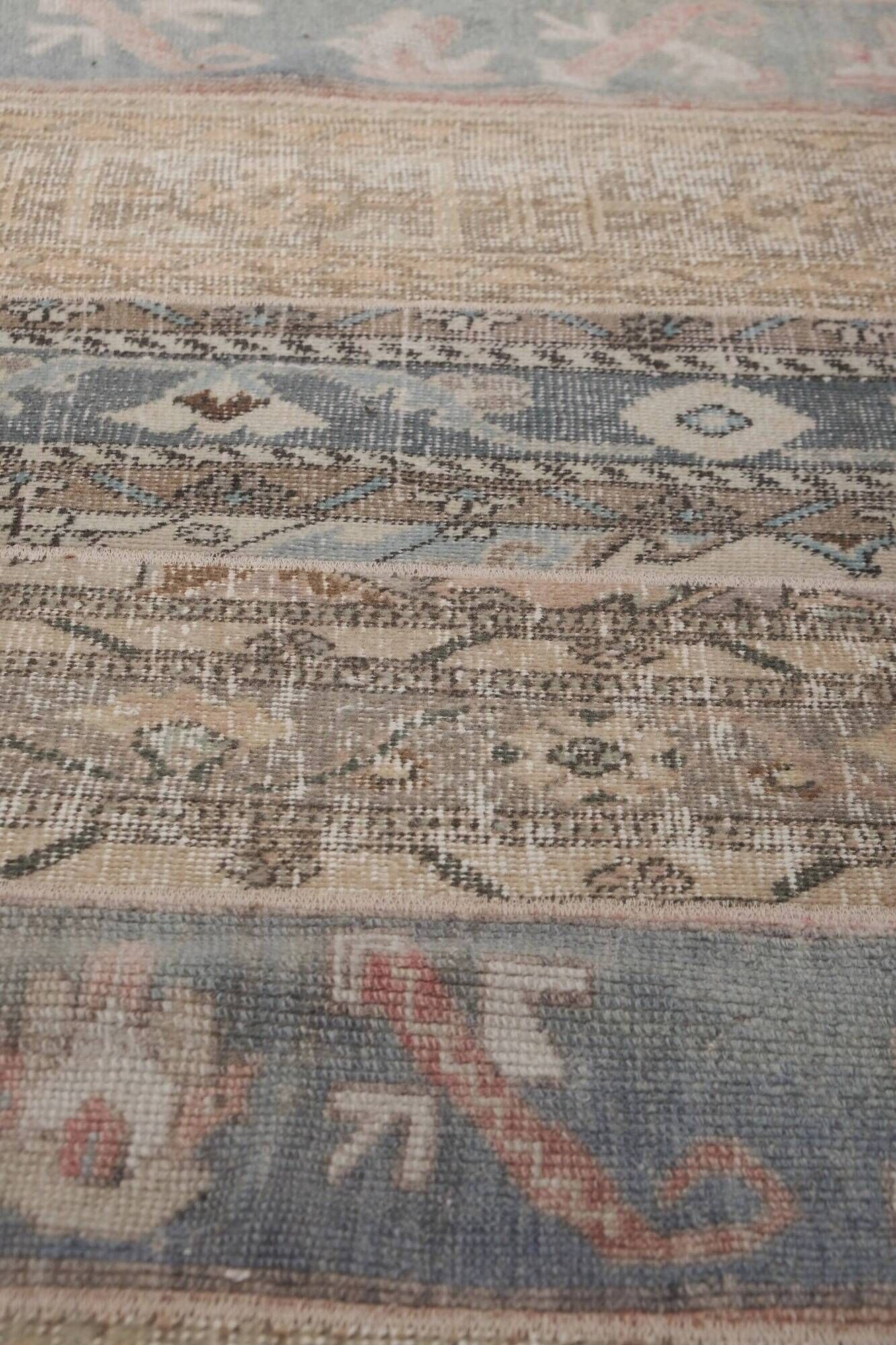 Vintage Turkish hallway rug 75x1 cm