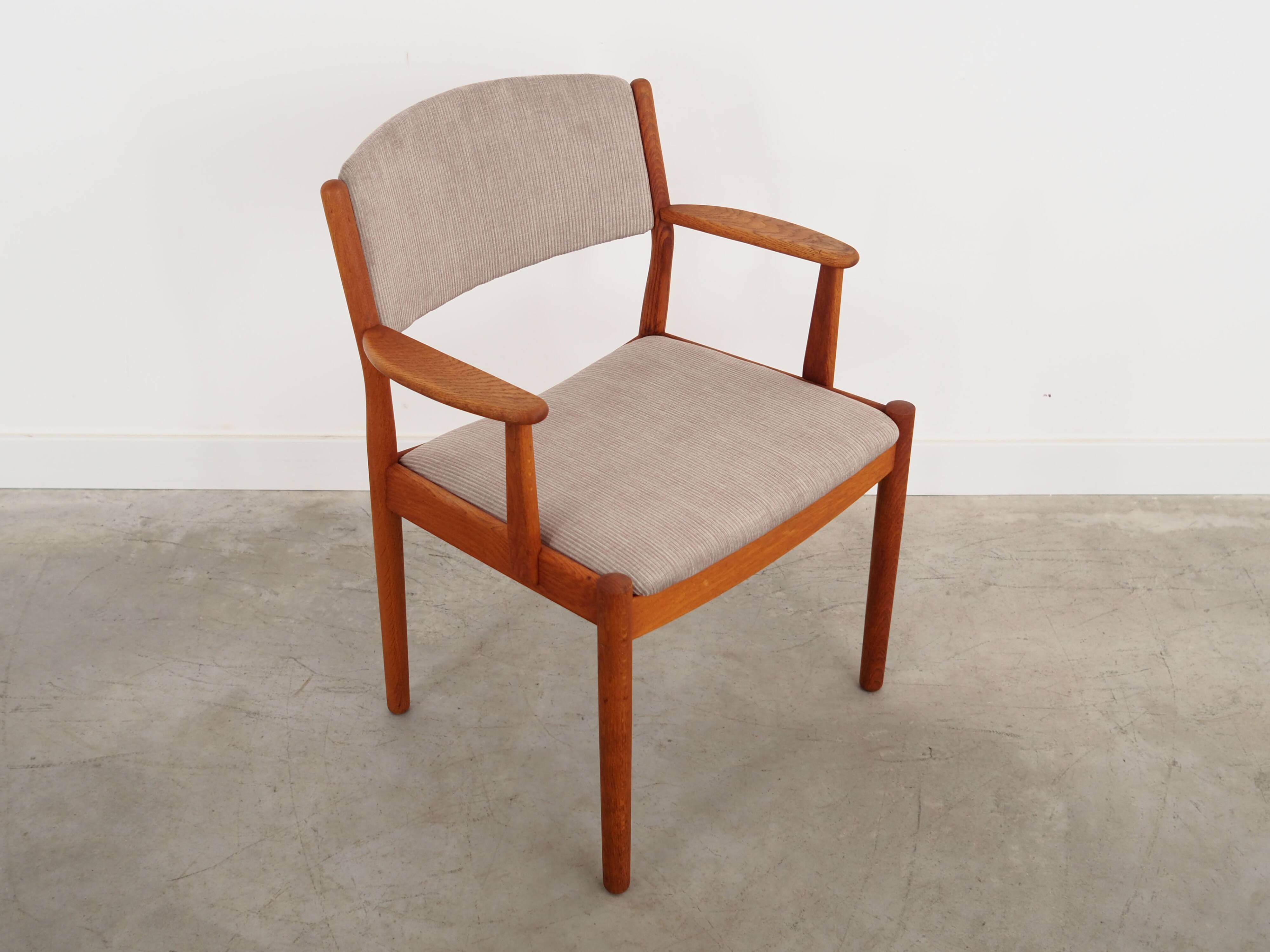 Oak chair, Danish design, 1960s, designer: Poul M Volther,  FDB