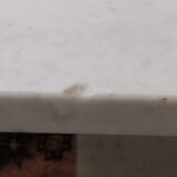 Table basse en marbre blanc