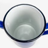 Coffee maker in midnight blue enameled sheet metal