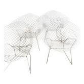 fauteuils Harry Bertoia Diamond chairs chaises diamant