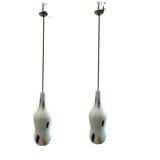 Murano Glass Light Pendants by De Mayo Set of 2