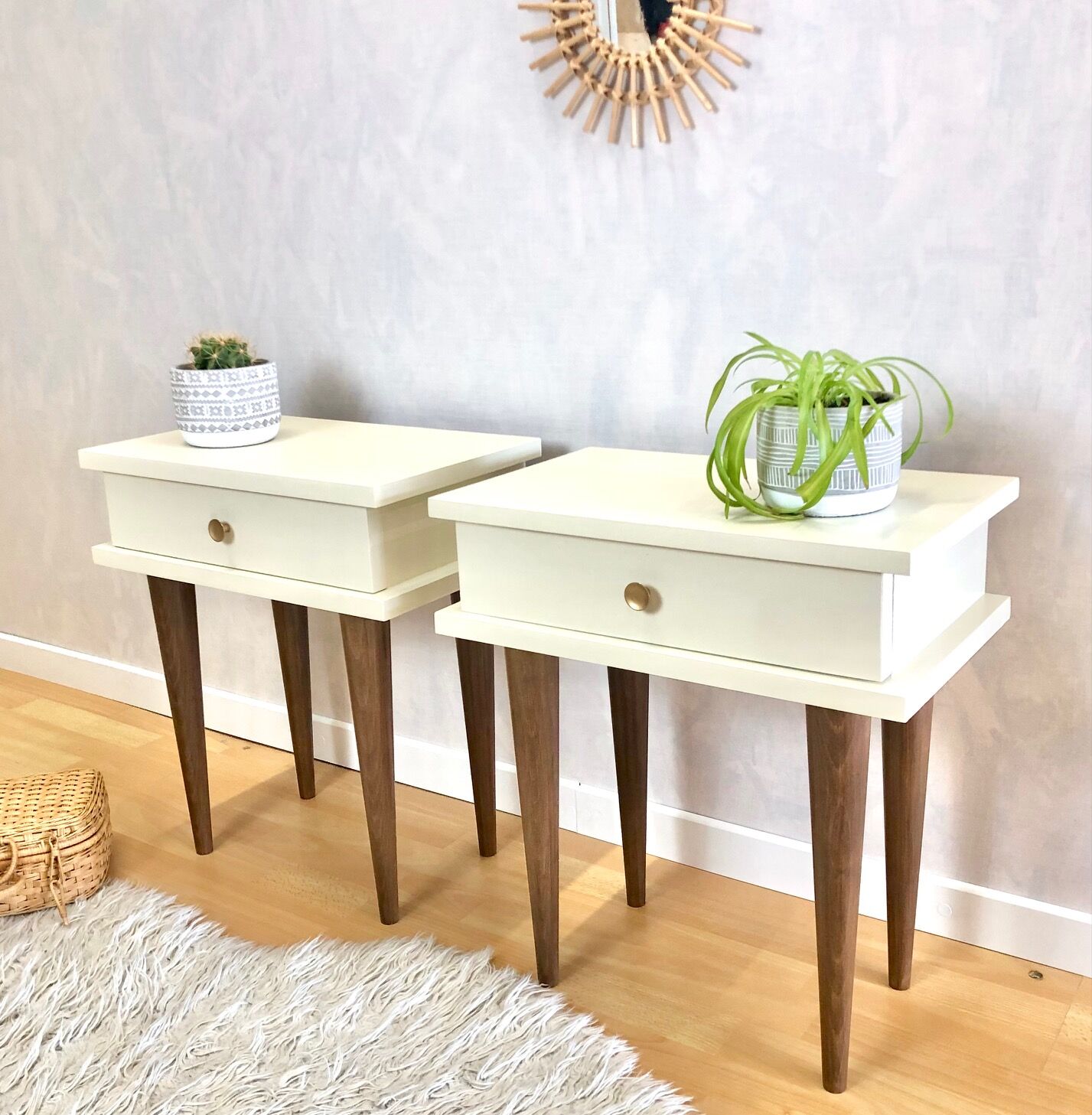 Pair of bedside tables