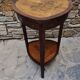 Table tripod art nouveau double trap