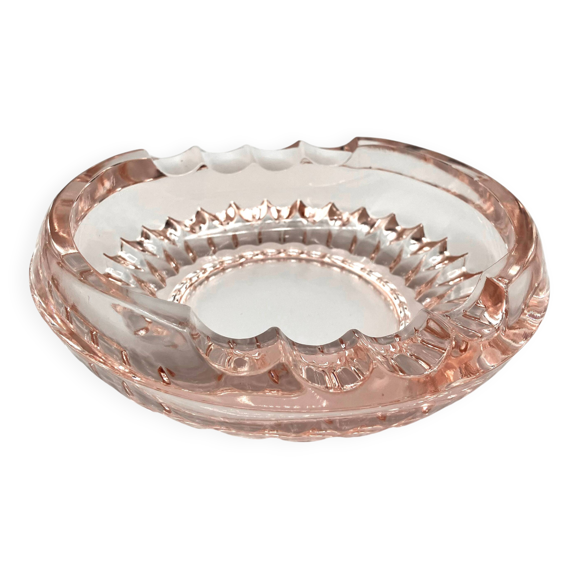 Cendrier vide-poche sklo union • verrerie rudolfova hut • design jiri zejmon • 1960