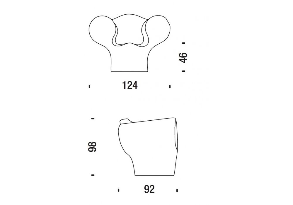 Pink Soft Big Easy Chair by Ron Arad for Moroso