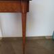 Console Louis XVI-Table d'appoint-Marqueterie-pieds sabots-années 80-Tiroir