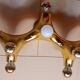 rare ceiling lamp by Cosack, germany modell: gemini