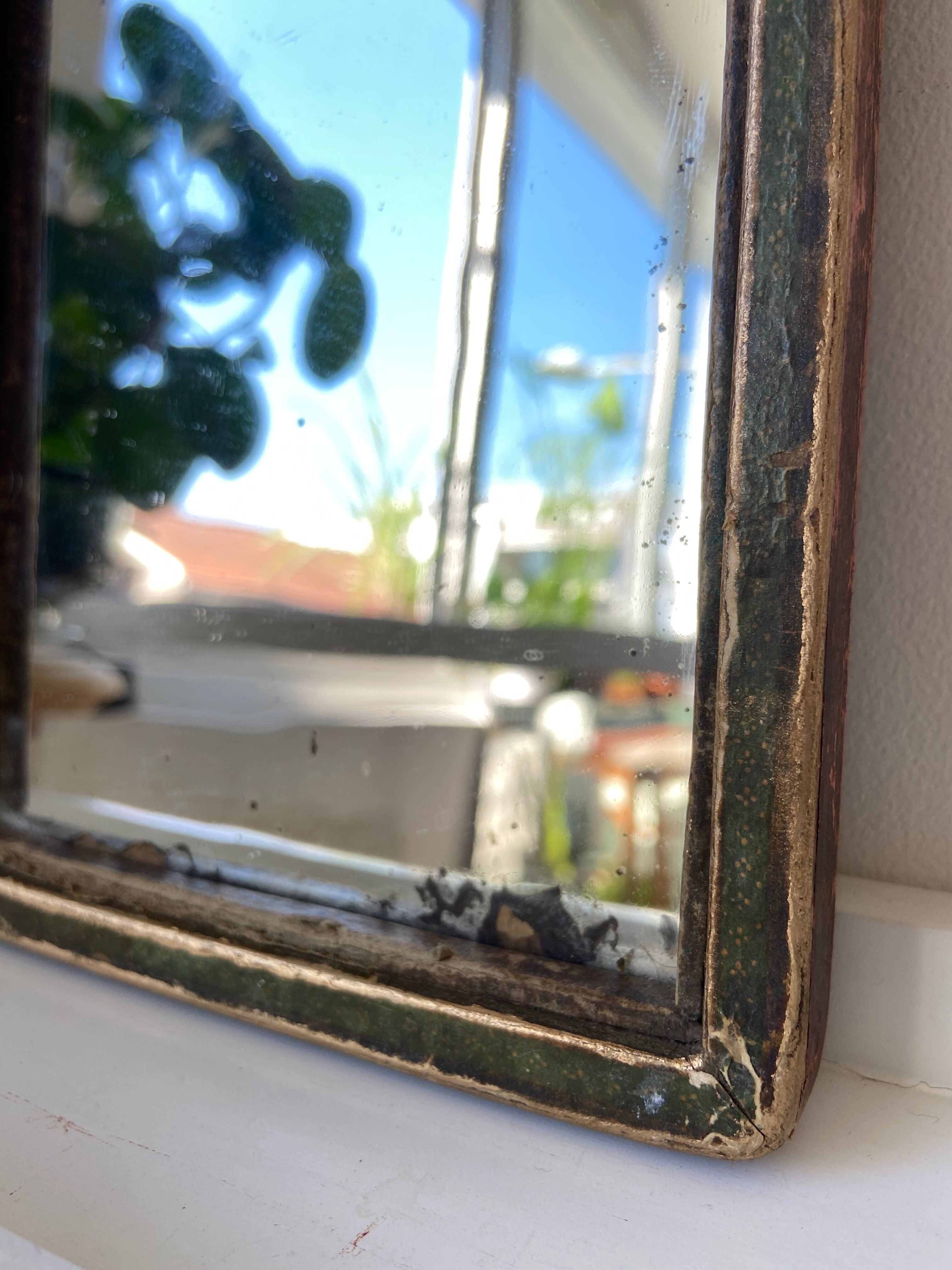 Mercury mirror 24 x 16 cm