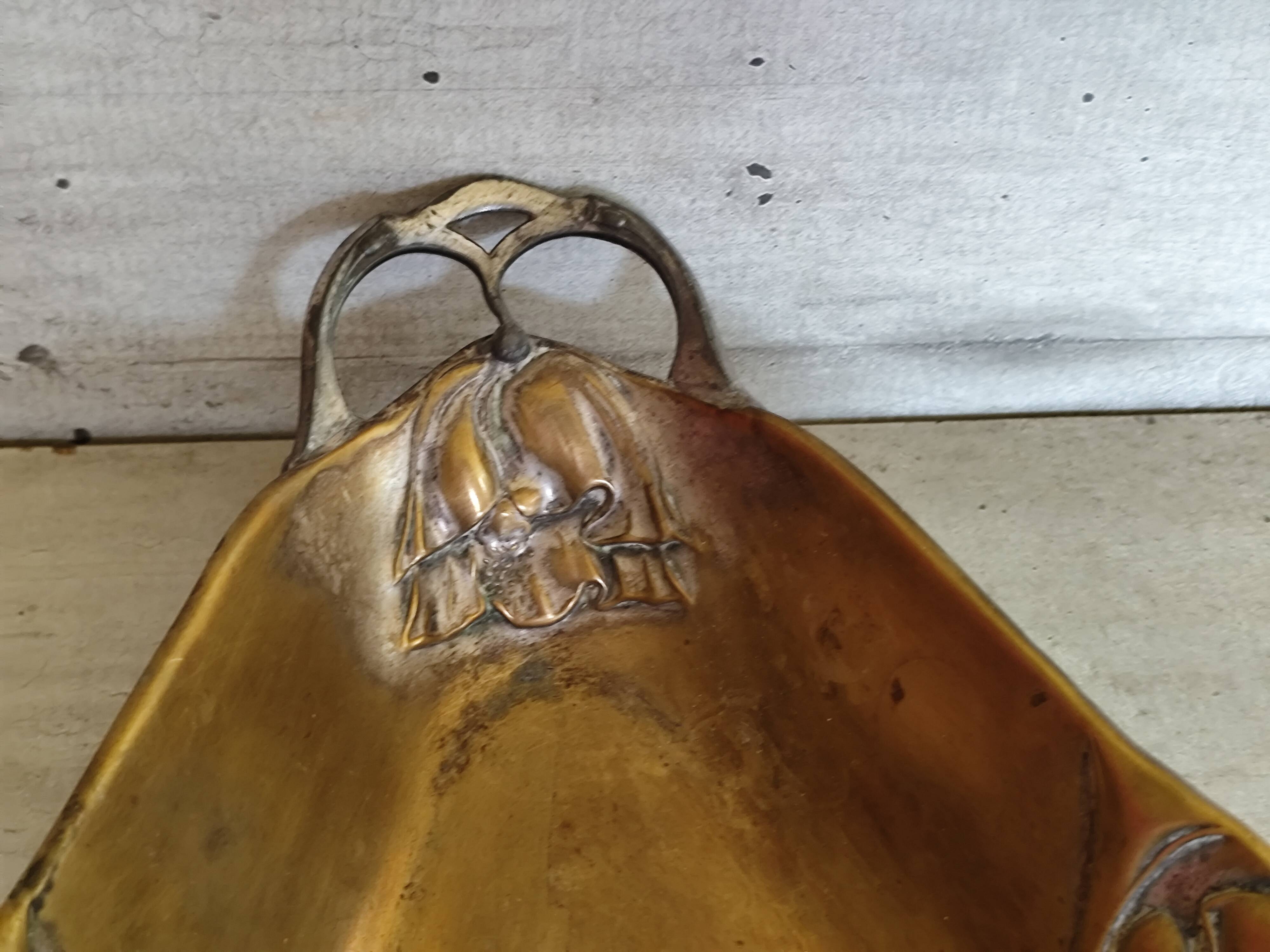 Art Nouveau bread basket