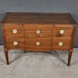 Walnut Jumping Commode, Louis XVI period – Late 18th century