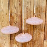 Pink Clichy glass lampshade pendant light