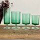 6 verres LUMINARC vert émeraude
