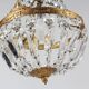 Hot air balloon chandelier with tassels