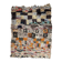 Colorful Boucherouite Berber rug - 129 x 160 cm