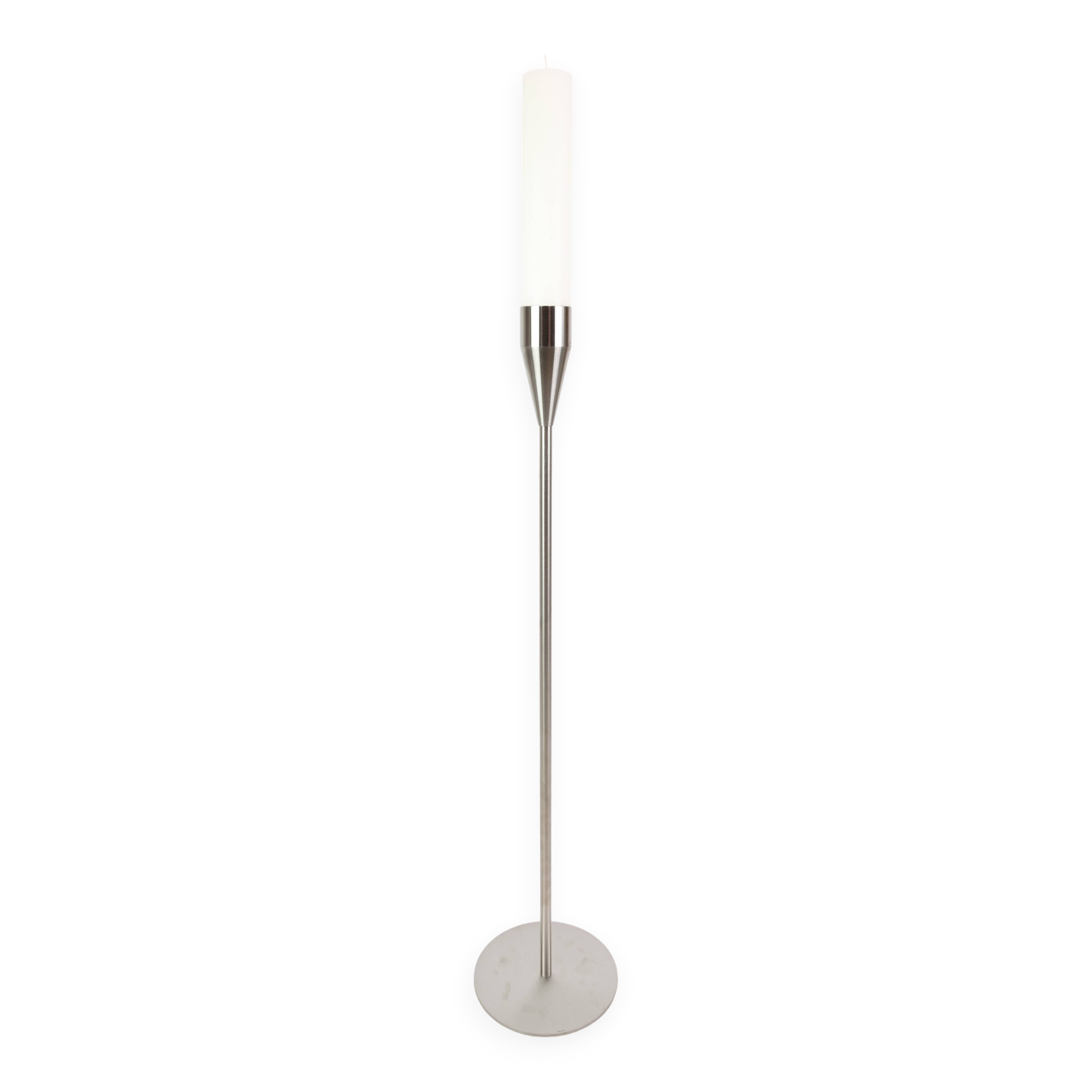 Saturn maxi candlestick made in stainless steel for peit hein