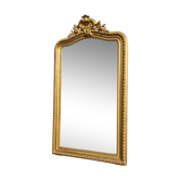 Miroir 150 x 85 CM ancien dorure feuille d or Napoléon III