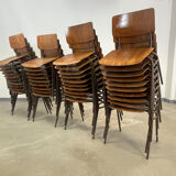 Set of 39 Marko school chairs, 70s, Netherlands