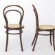 Set of 2 Antique Thonet Bentwood Chairs, Vienna Cafe Chairs, Early 1900s
