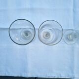 Set of 6 rustic glasses