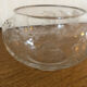 Glass cup chiseled decoration butterflies and flowers