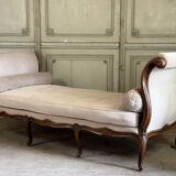 Louis XV Daybed In Beech Carved On All 4 Sides, France