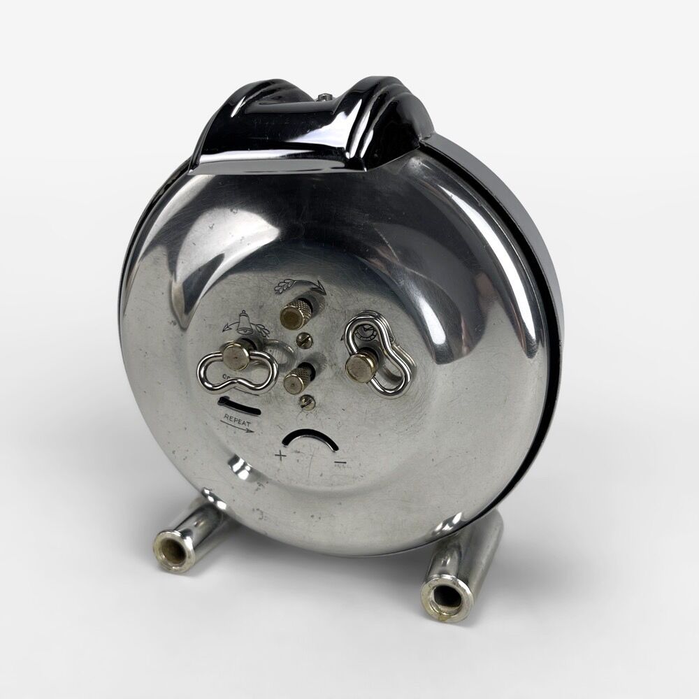Mechanical alarm clock Bayard Stentor Art Deco 50s