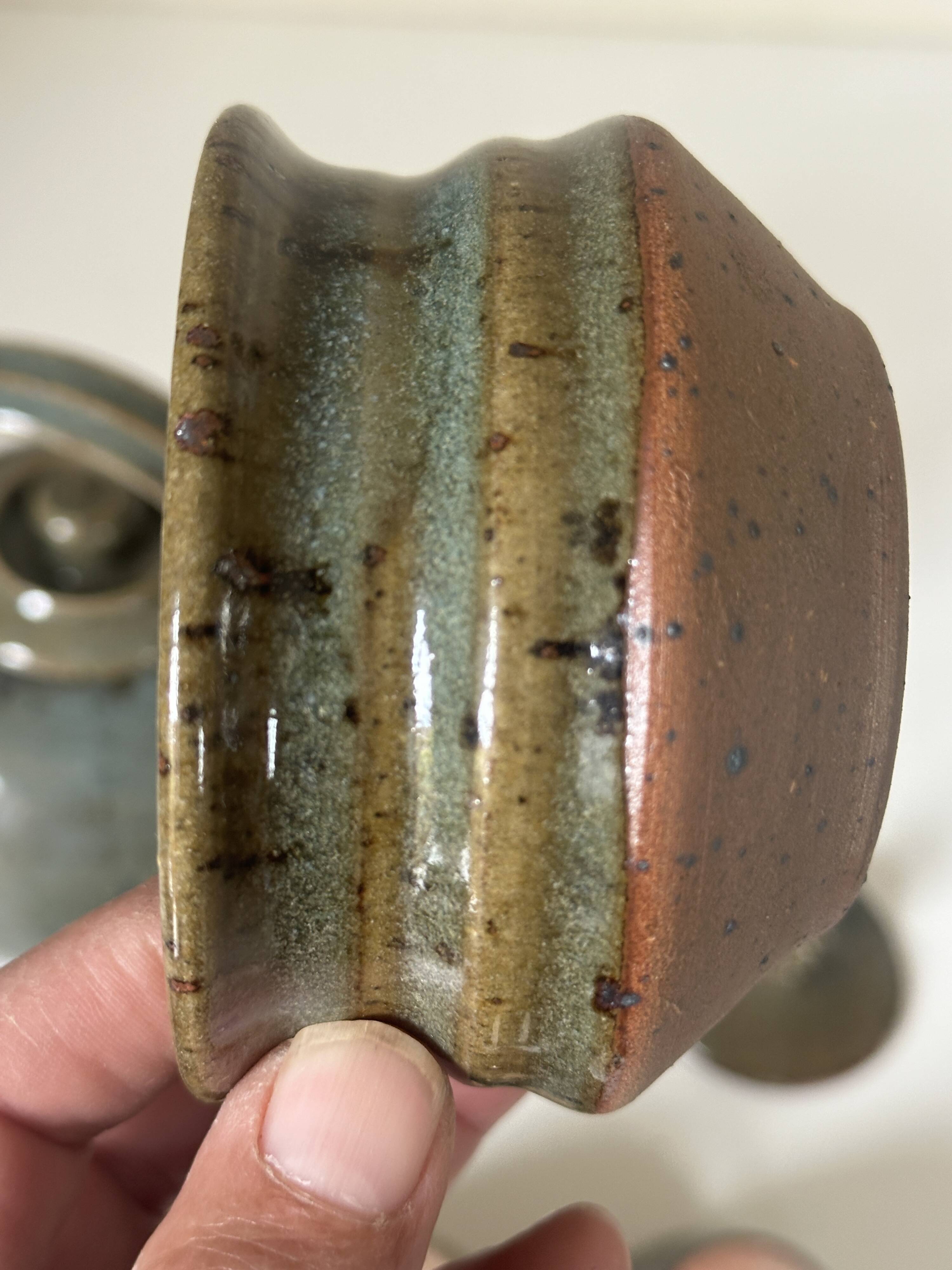 Vintage Gustave Tiffoche ceramic tea set from the 60s