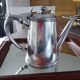 Cafetière Christofle ancienne métal argenté avec monogramme