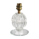 Pied de lampe verre art deco