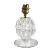 Art deco glass lamp foot