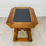 Table de changeur Suisse en bois et ardoise