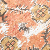 Geometric pattern turkish runner rug 350x85cm