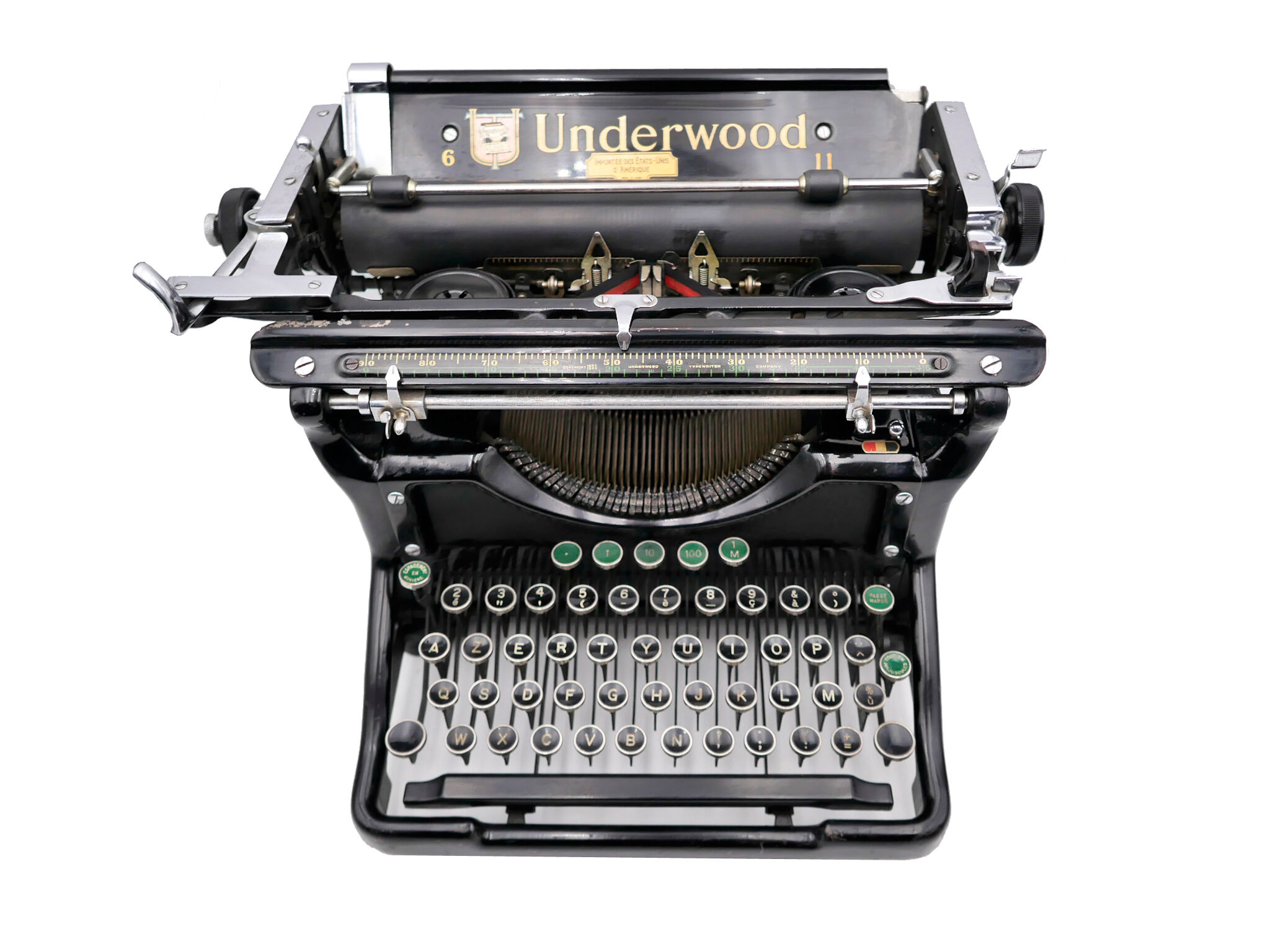 Underwood typewriter 6-11 revised ribbon new black 1930