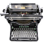 Underwood typewriter 6-11 revised ribbon new black 1930
