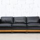 Leather sofa Afra & Tobia Scarpa Cassina