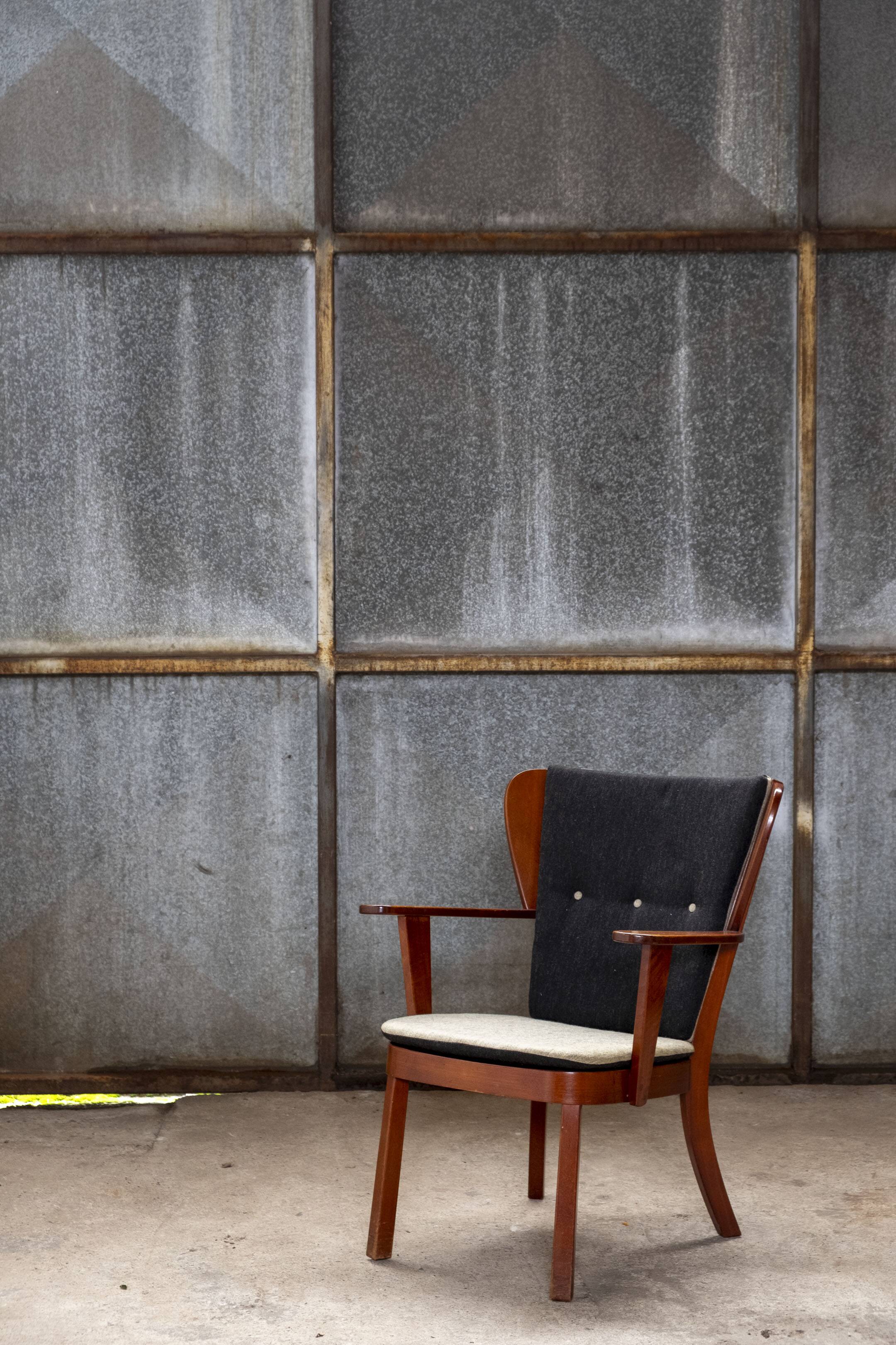 Fauteuil Canada par Christian E. Hansen, par Fritz Hansen, 1944 Danemark