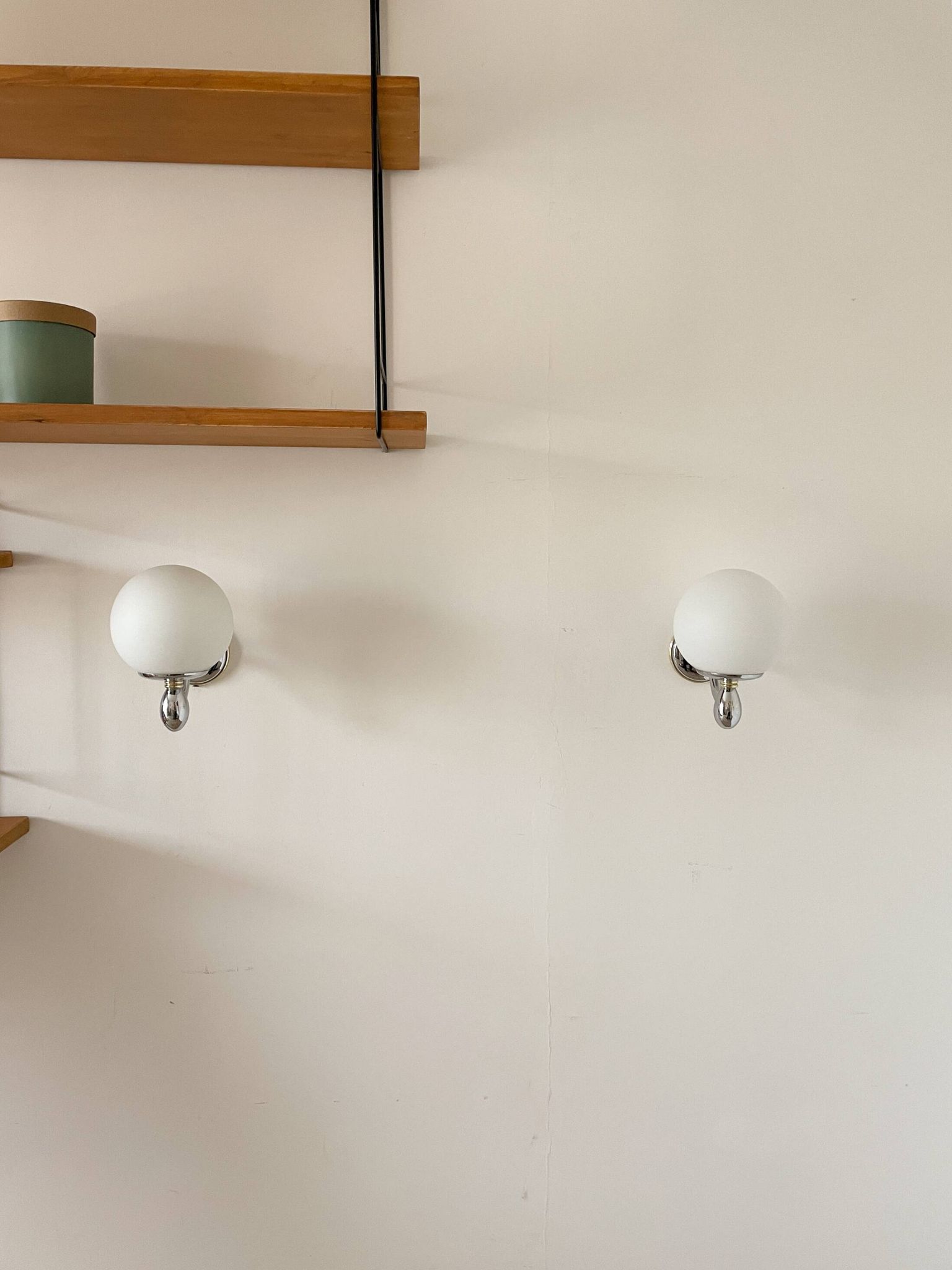 Pair of wall sconces from the 1950s