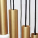 1970s cascade lamp in brass