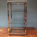 Étagère verre et metal
