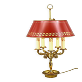 Bronze Bouillotte Lamp in Solid Empire Style Five Lights * Lucien Ga